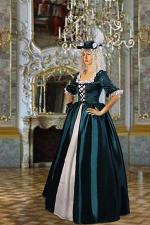 Ladies 18th Century Masked Ball Costume Baroque Size 14 - 16